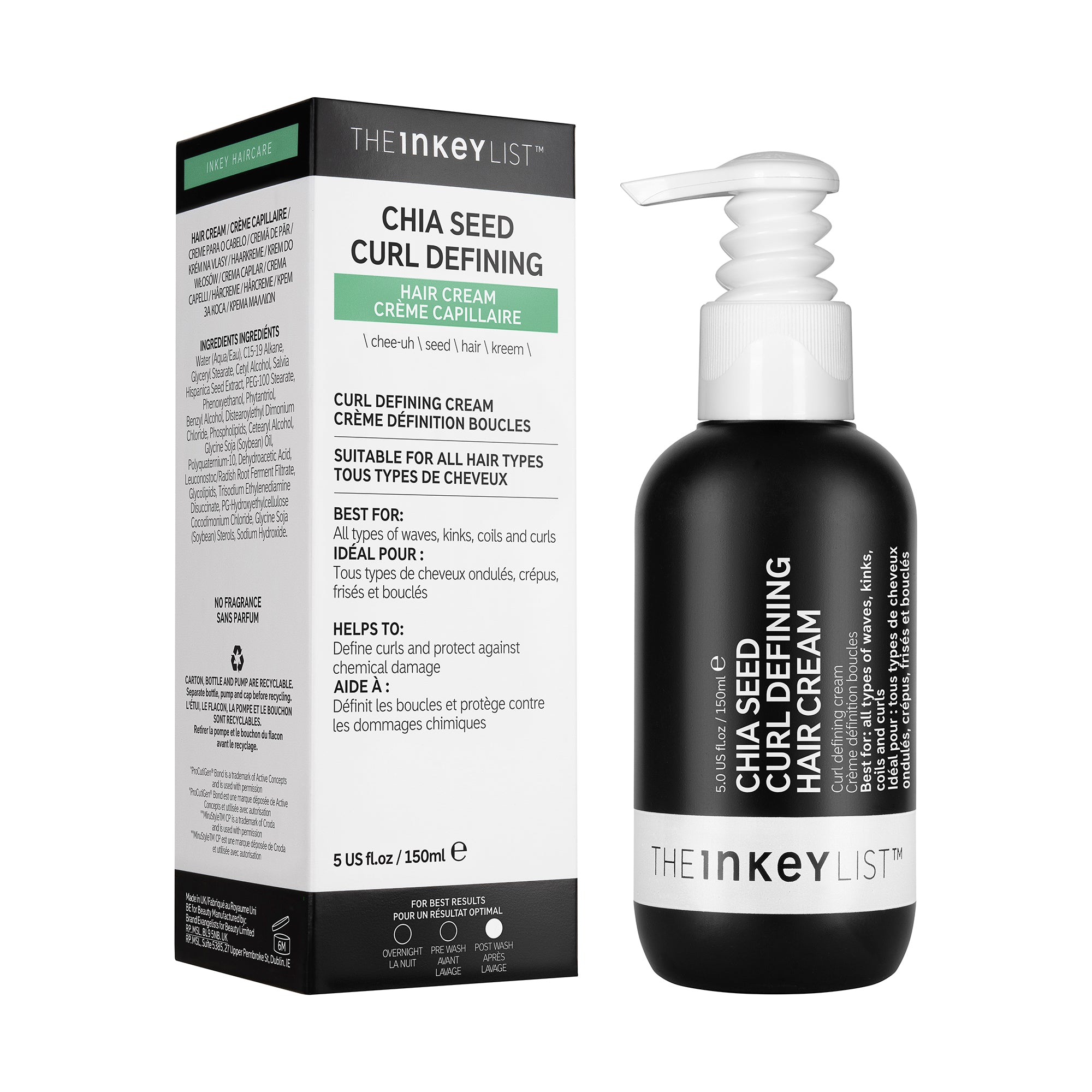 The Inkey List Chia Seed Curl Defining HAIRCARE Treatment