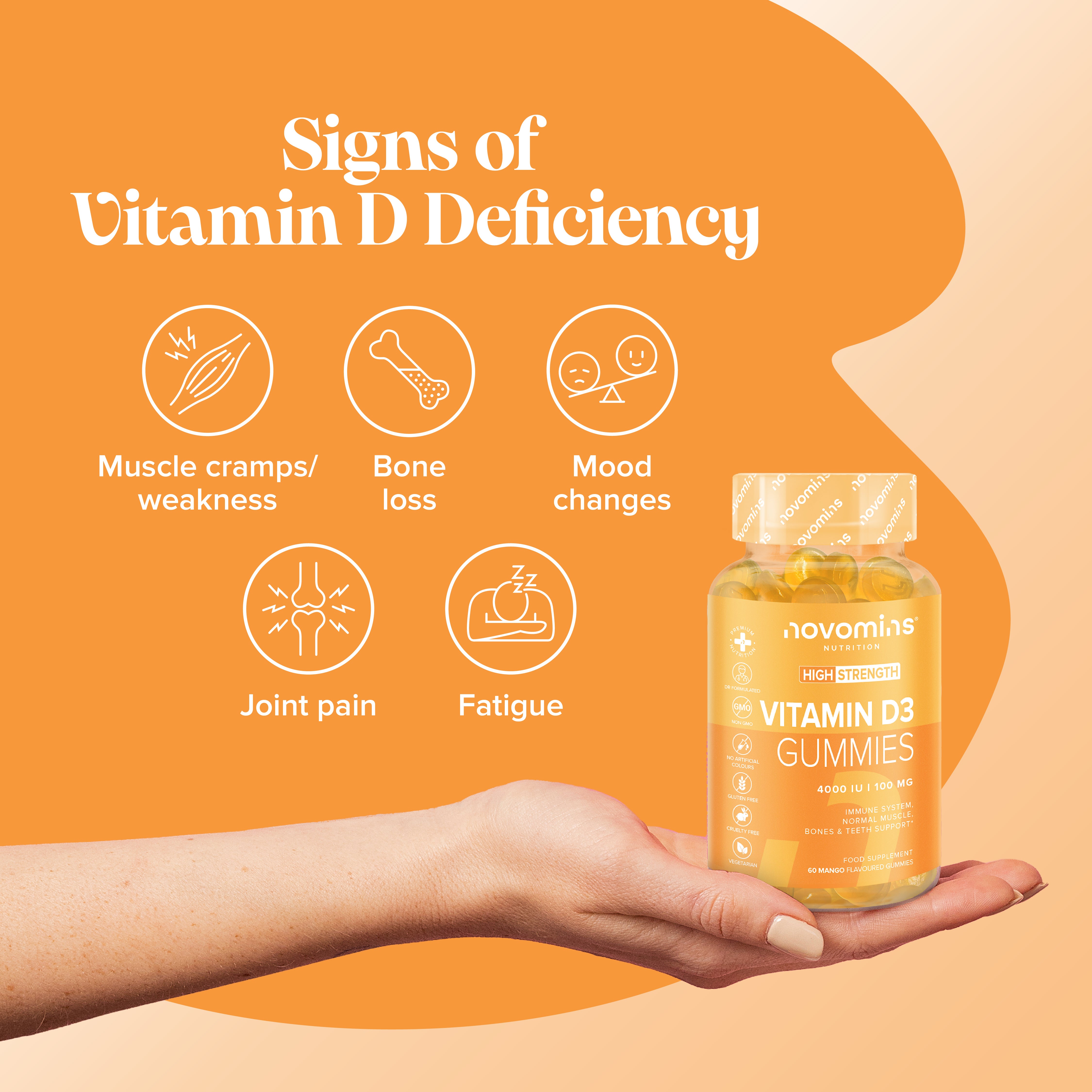 Novomins Vitamin D 3 Gummies