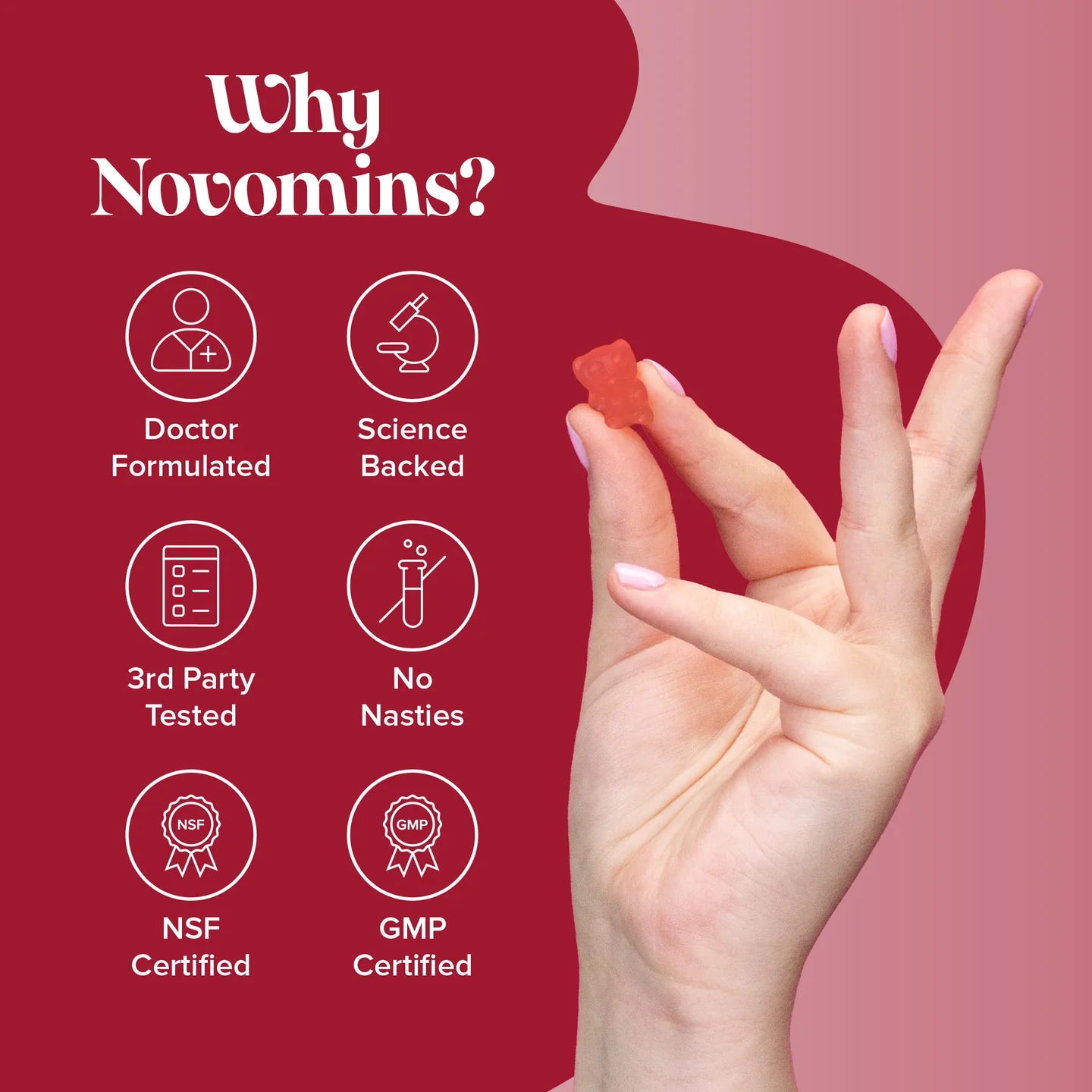 Novomins Kids Iron Gummies